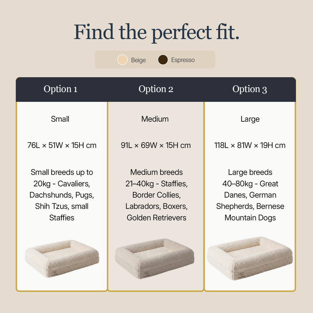 Solace cloud dog bed in ivory white – view 3