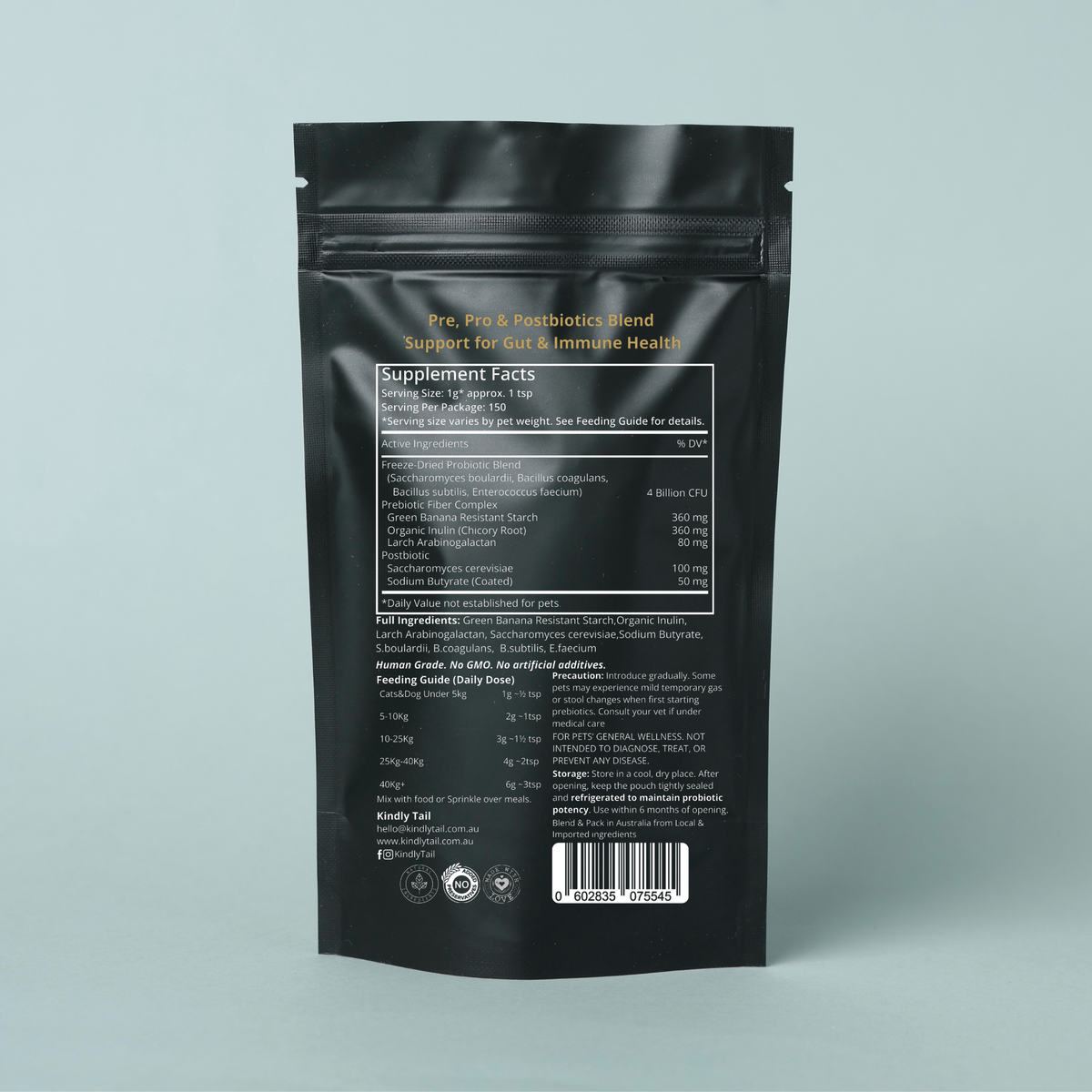 Kindly Tail Synbiotic 3.0 gut support for dogs and cats – view 2