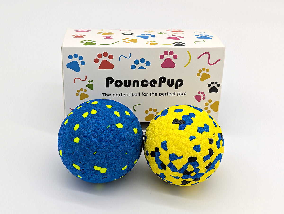 PouncePup floating chew ball for dogs