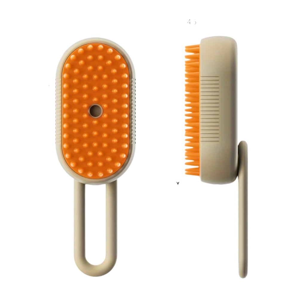 3-in-1 rechargeable steam pet brush for cats and dogs