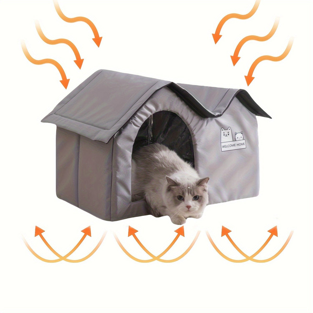 Cat Dog Bed House for All-Season Comfort Shelter