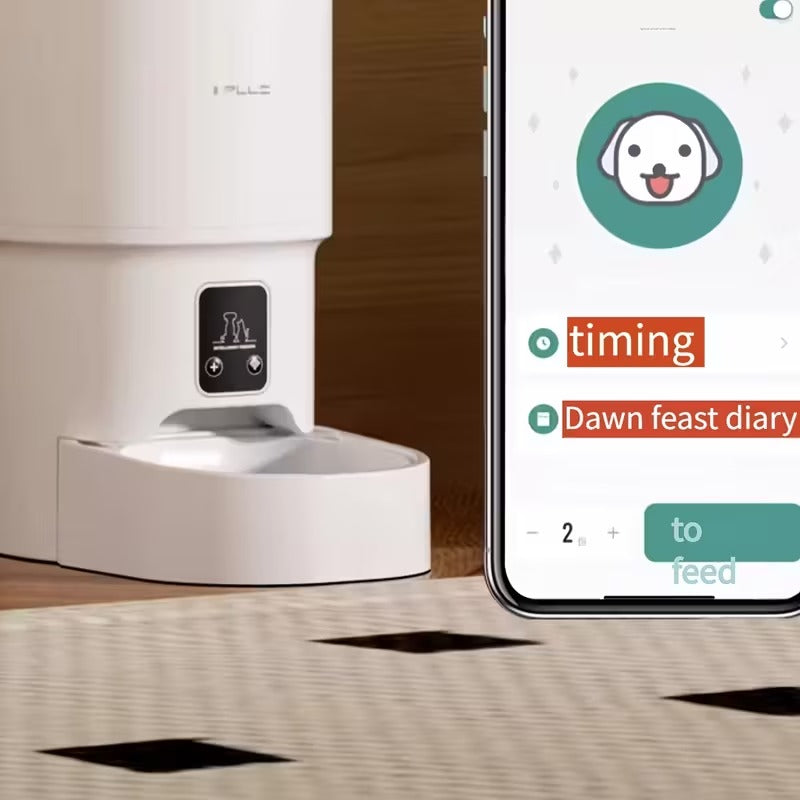 Smart WiFi Cat Feeder 4L Automatic Pet Dispenser