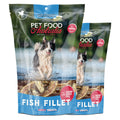 Wild-caught fish fillet dog treats 200g