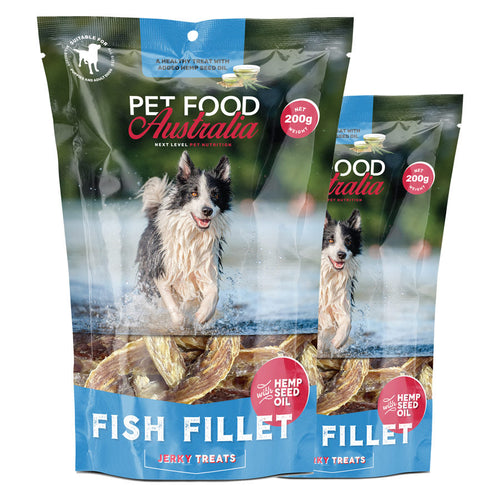Wild-caught fish fillet dog treats 200g