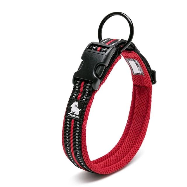 Dog Collar Heavy Duty Adjustable Nylon Reflective Padded
